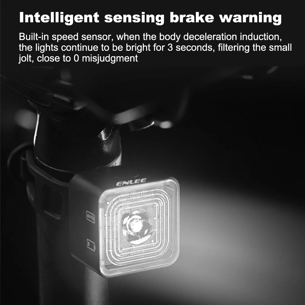 

Rechargeable IP66 Waterproof Bicycle Light Riding Universal Handlebar Headlight Mini Taillight Rear 5 Mode Headlight