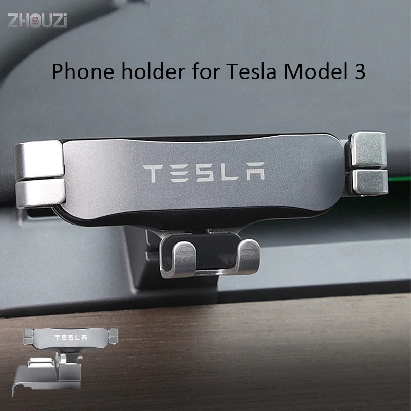 

Car Mobile Phone Holder For Tesla Model 3 2016 2017 2018 2019 2020 Air Outlet Mount GPS Stand Navigation Bracket Car Accessories