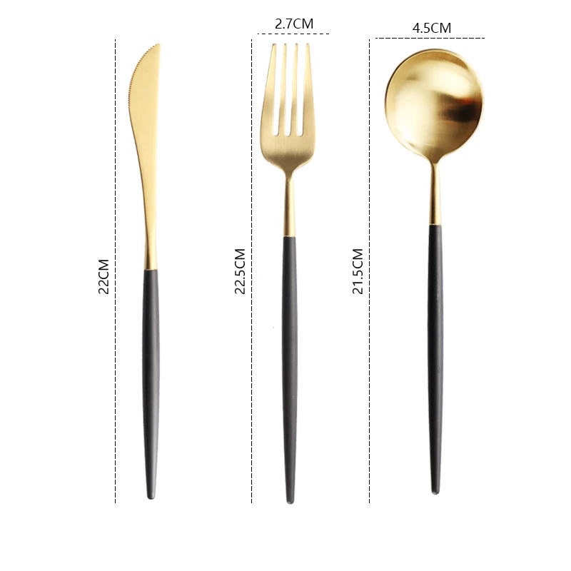 Набор стальных столовых приборов столовая посуда вилки Десертные ножи для масла