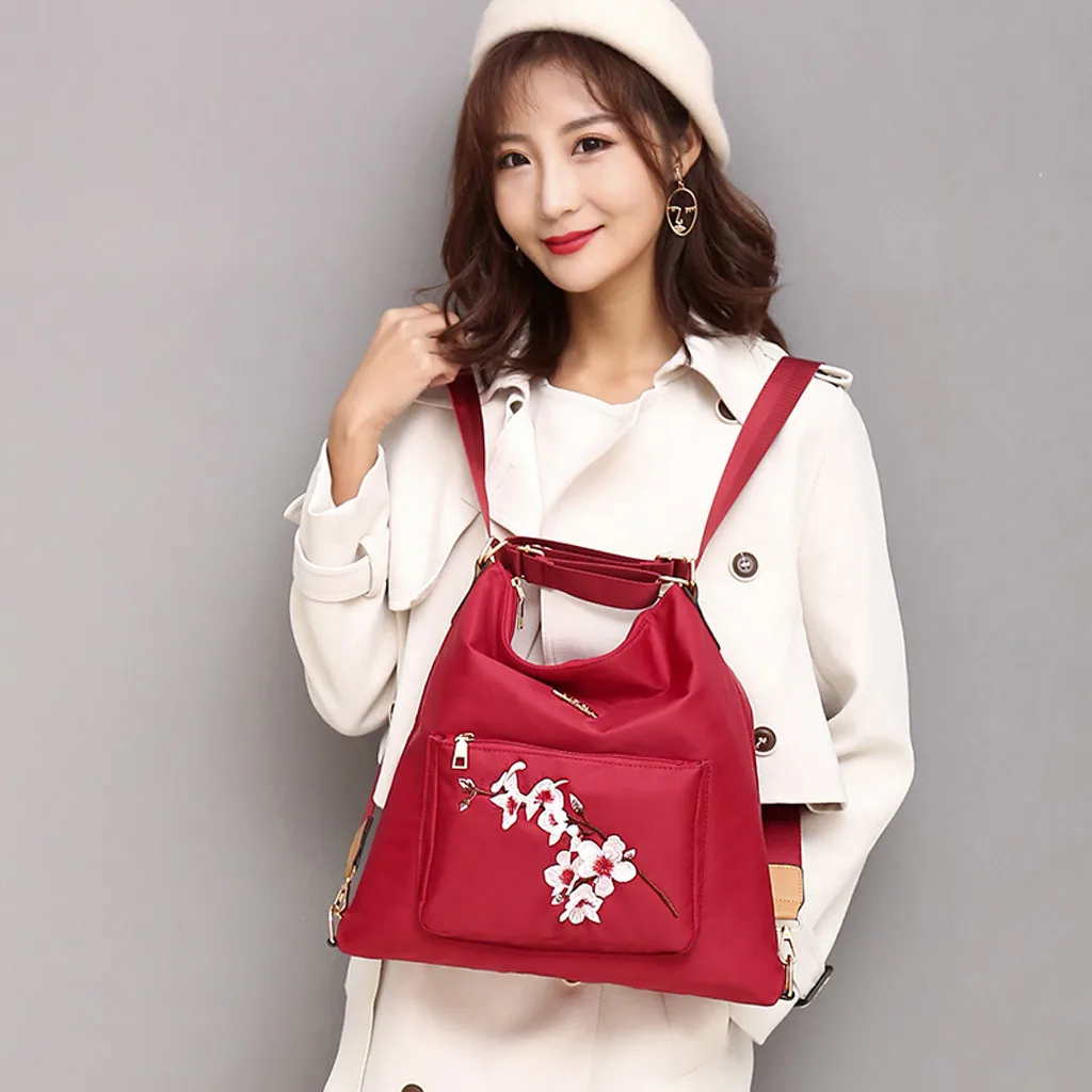 4 шт. модная сумка мешок с вышивкой через плечо для женщин девушек кошельки