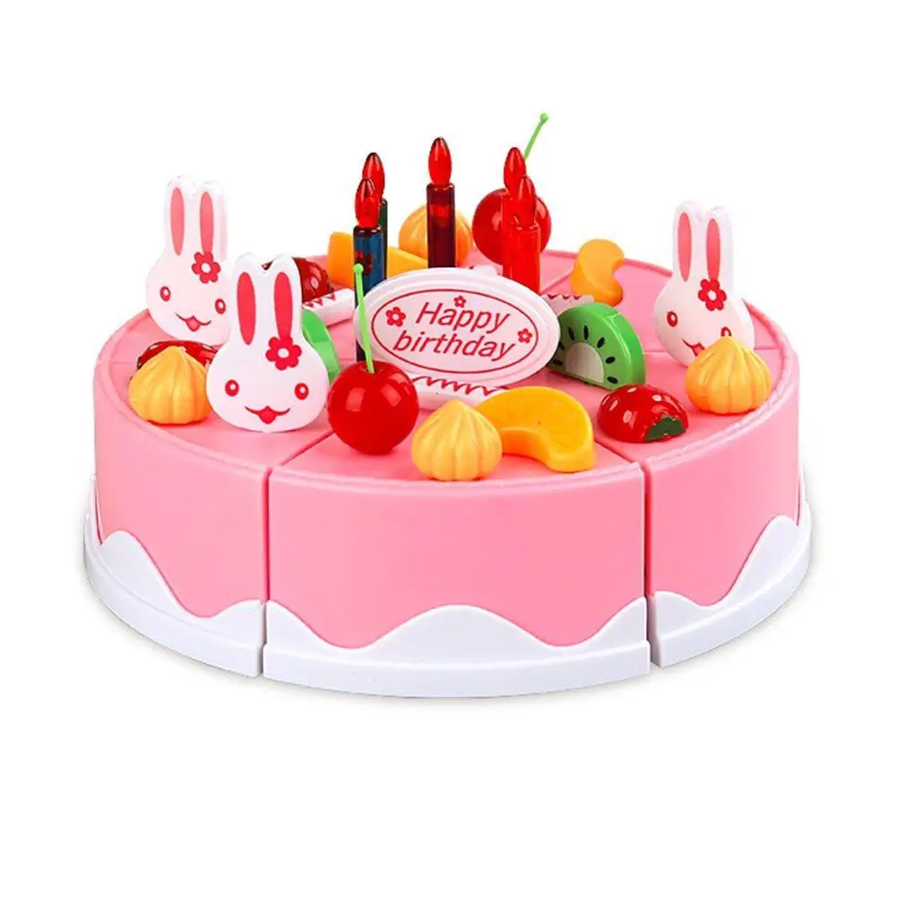 Детские кухонные игрушки DIY режущий торт на день рождения ролевые игры для