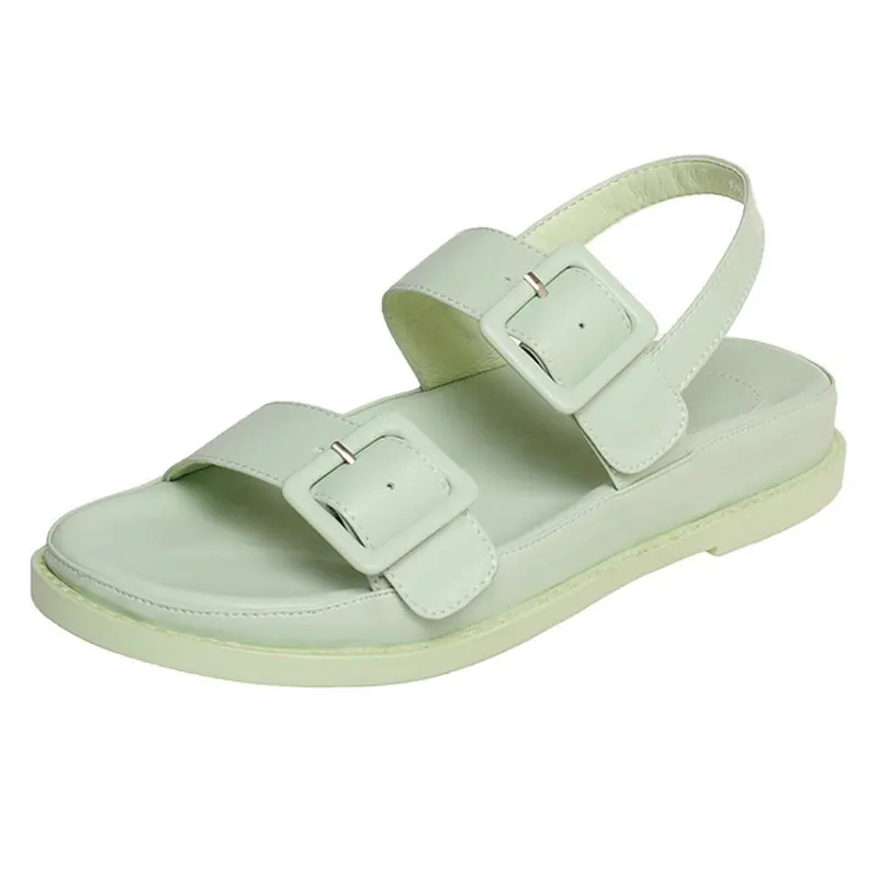 

Босоножки женские из натуральной кожи, на платформе и каблуке