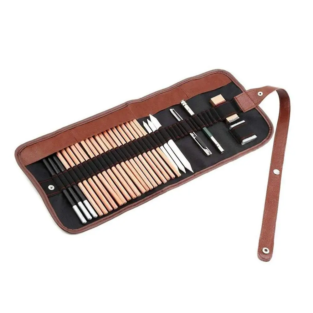 29 шт. набор карандашей для хранения эскизов полный инструментов рисования