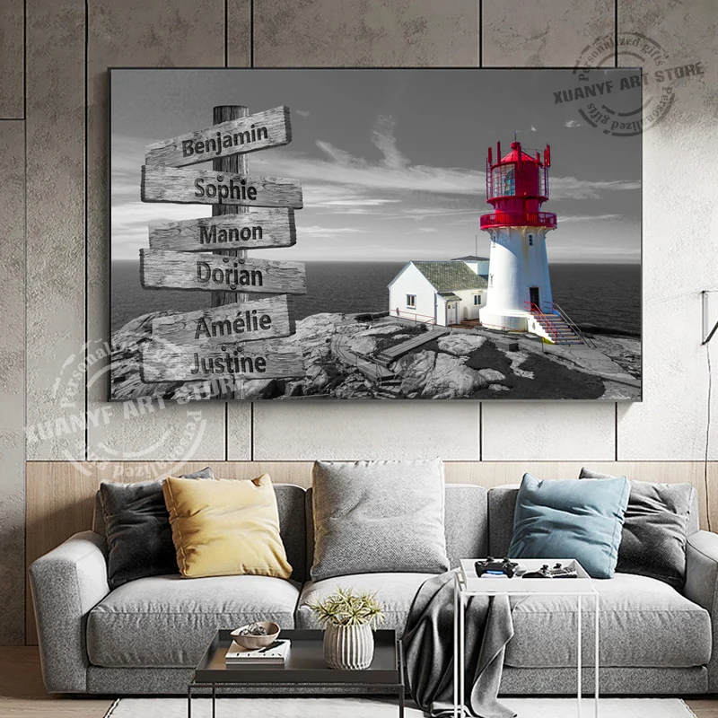 

Customized Love Tree Canvas Painting Name Custom Poster and Print Personalized Wall Art Paintings Anniversary Gifts Family Decor