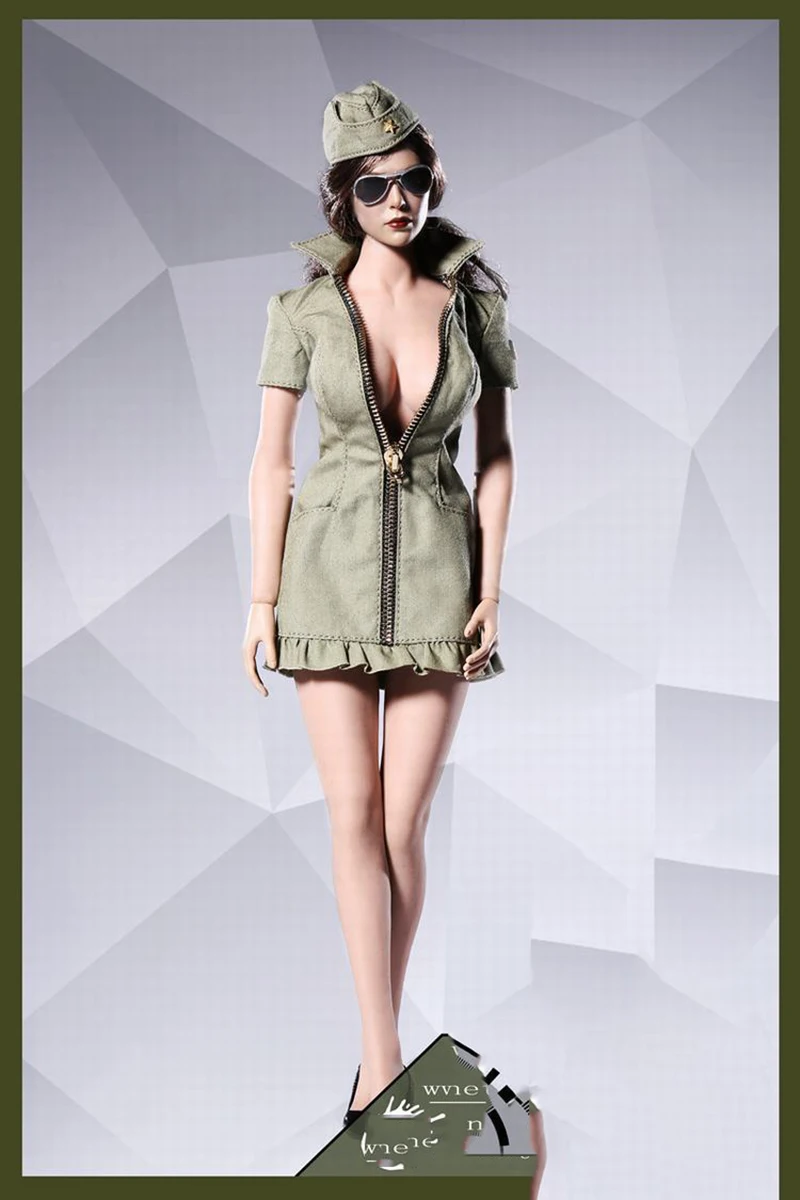 POPTOYS F27 1/6 Женский офицер сексуальная война одежда для боя Костюм F 12 дюймов