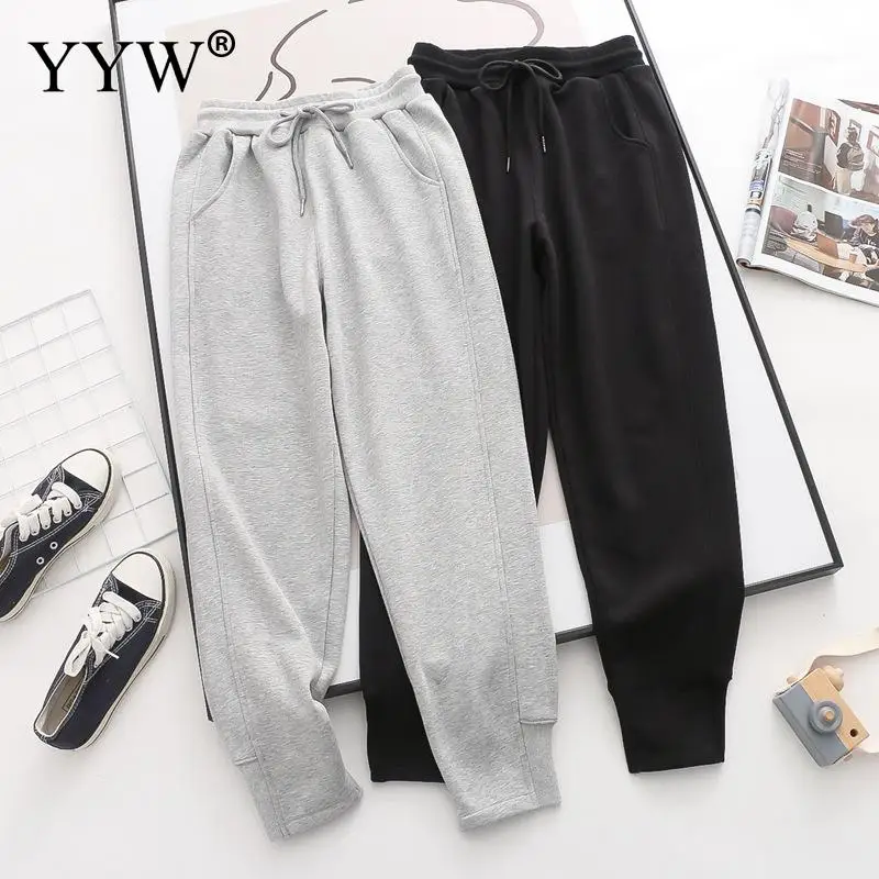 

Warm Women Casual Cotton Pants Loose Harlan Long Plus Velvet Pants Trousers Different Size Female Winter Thickening Cotton Pants