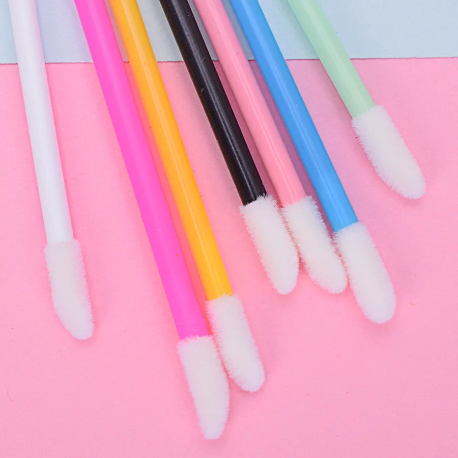 

50 Pcs Disposable Lip Brush Eyelash Makeups Brushes Lash Extension Mascara Applicator Lipstick Wands Set Cosmetic Makeup Tools