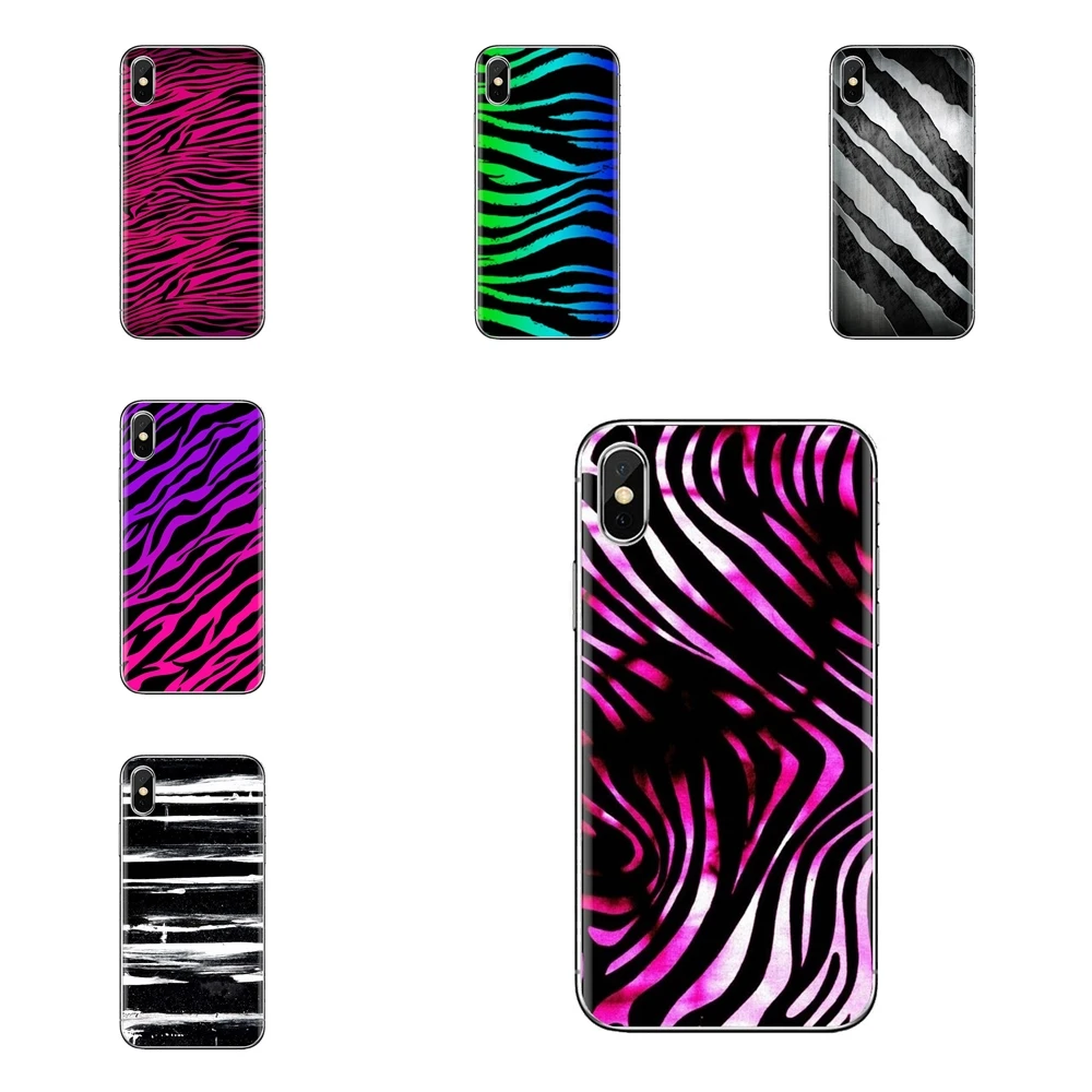 For Samsung Galaxy S3 S4 S5 Mini S6 S7 Edge S8 S9 S10 Plus Note 3 4 5 8 9 Phone Shell Covers Pastel Teal Tiger neon Zebra Hybrid |
