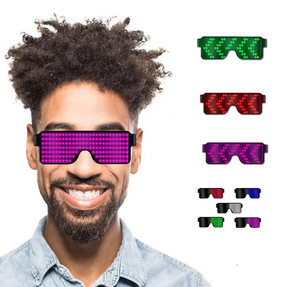 Светодиодный светящийся светильник для очков вечерние товары новый подарок