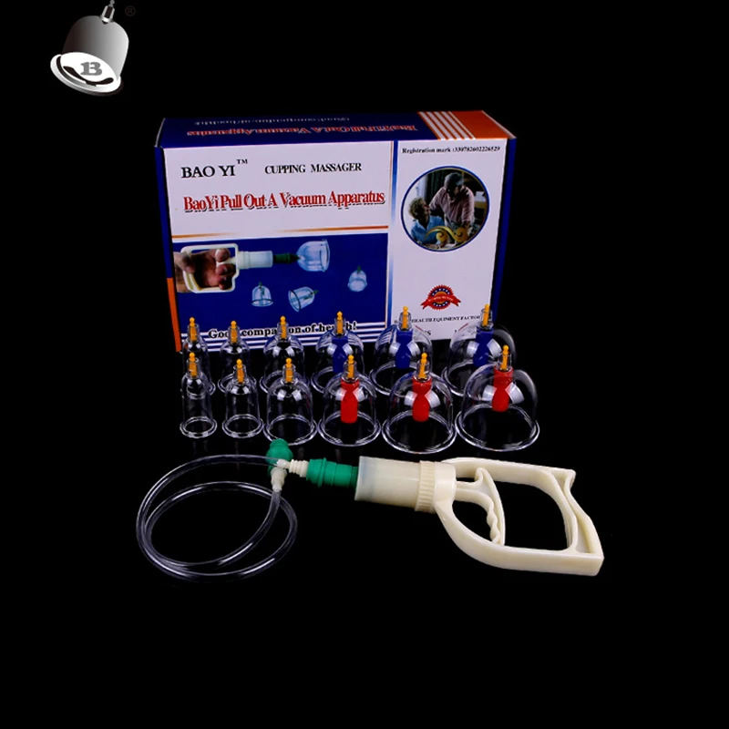 12 шт. вакуумные банки для массажа с присосками набор массажеров присоска
