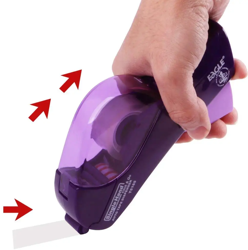 Automatic Tape Dispenser and Gun. Free 1 Role of 3/4&quot (19mm) Tape. Ideal for Taping Gifts Packages Scrapbooks 1-Pack | Канцтовары