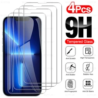 4PCS Tempered Glass Case For iPhone Pro Max Protective Glass For iPhone13 Pro Max iphon 13Pro Mini Screen Protect Film