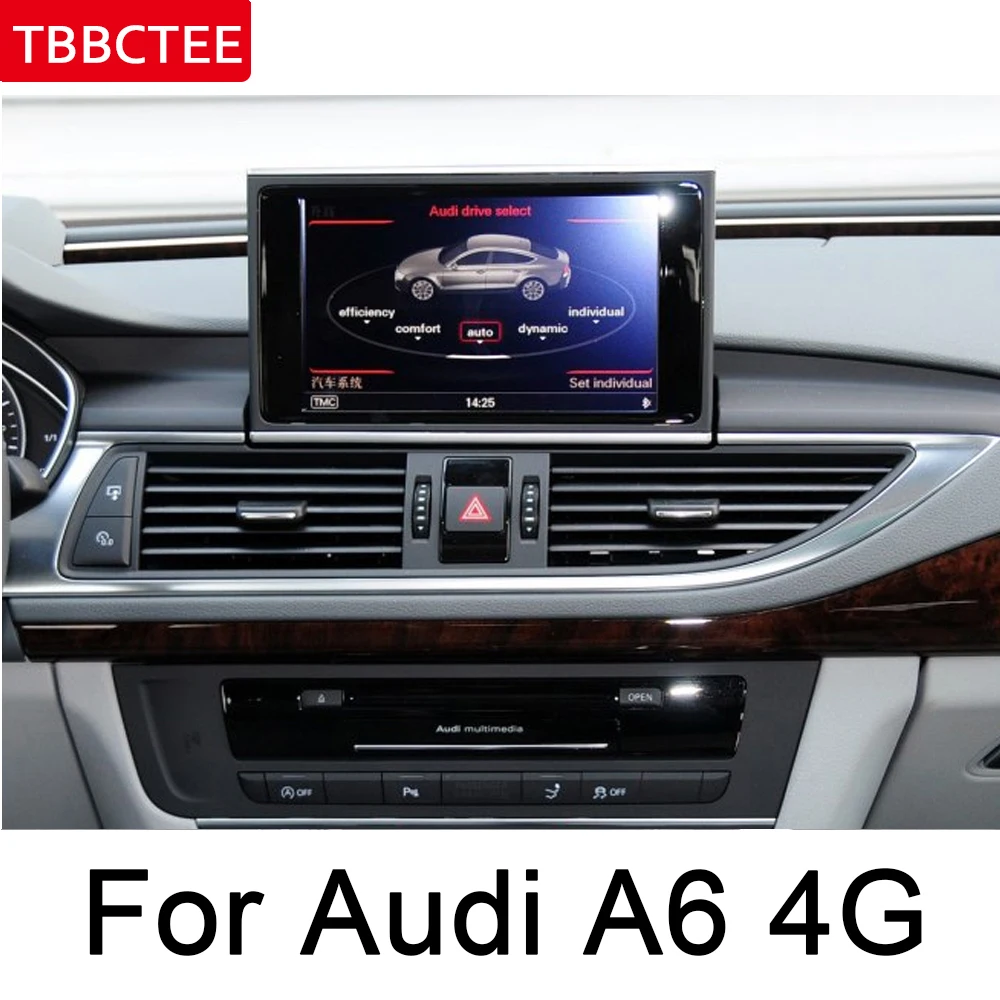 Автомагнитола для Audi A6 S6 4G 2011 ~ 2015 MMI мультимедийный плеер с GPS навигацией на Android