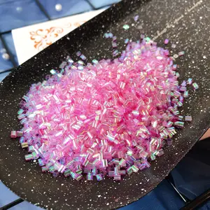 Boxi1050 г Bingsu бусины слизи добавки переливающиеся бусы принадлежности DIY Набор брызг для пушистой прозрачной хрустящей глины слизи