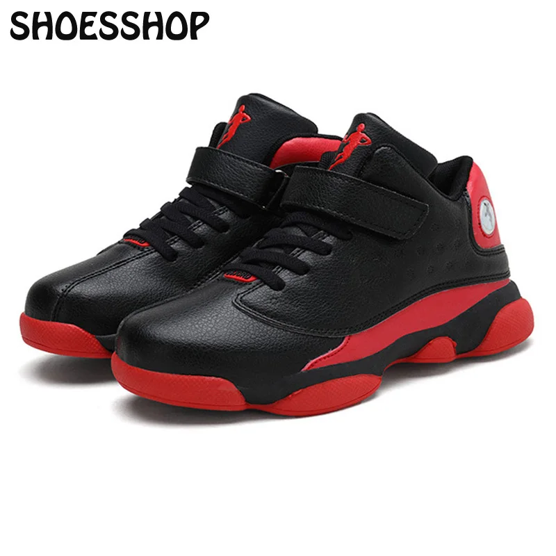 

Баскетбольная обувь с высоким верхом для студентов, размеры 28-39, Детская Баскетбольная обувь, повседневная обувь для младшей и старшей школ...