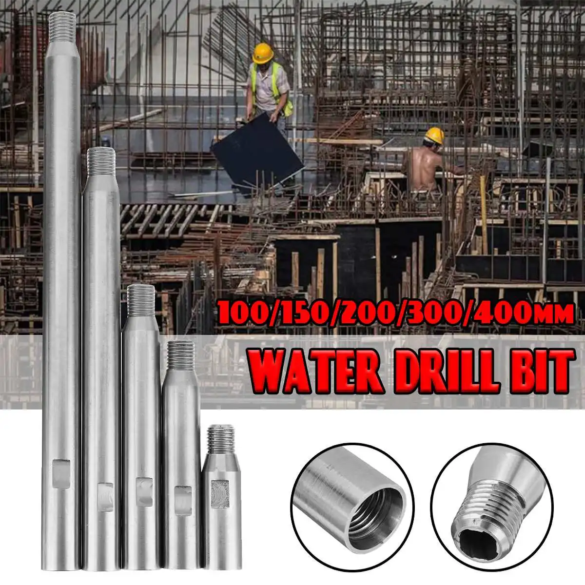 

Diamond Core Bit Extension For M22 Thread Extension Rod For Diamond Drill Length 100/150/200/300/400mm