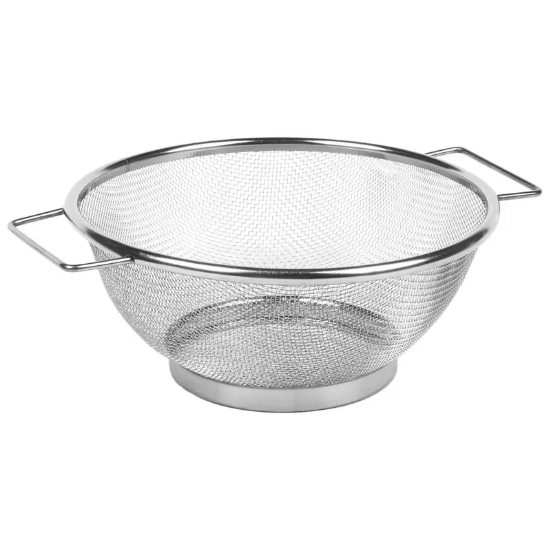 

Stainless Steel Fine Mesh Strainer Bowl Drainer Vegetable Sieve Colander Sifter
