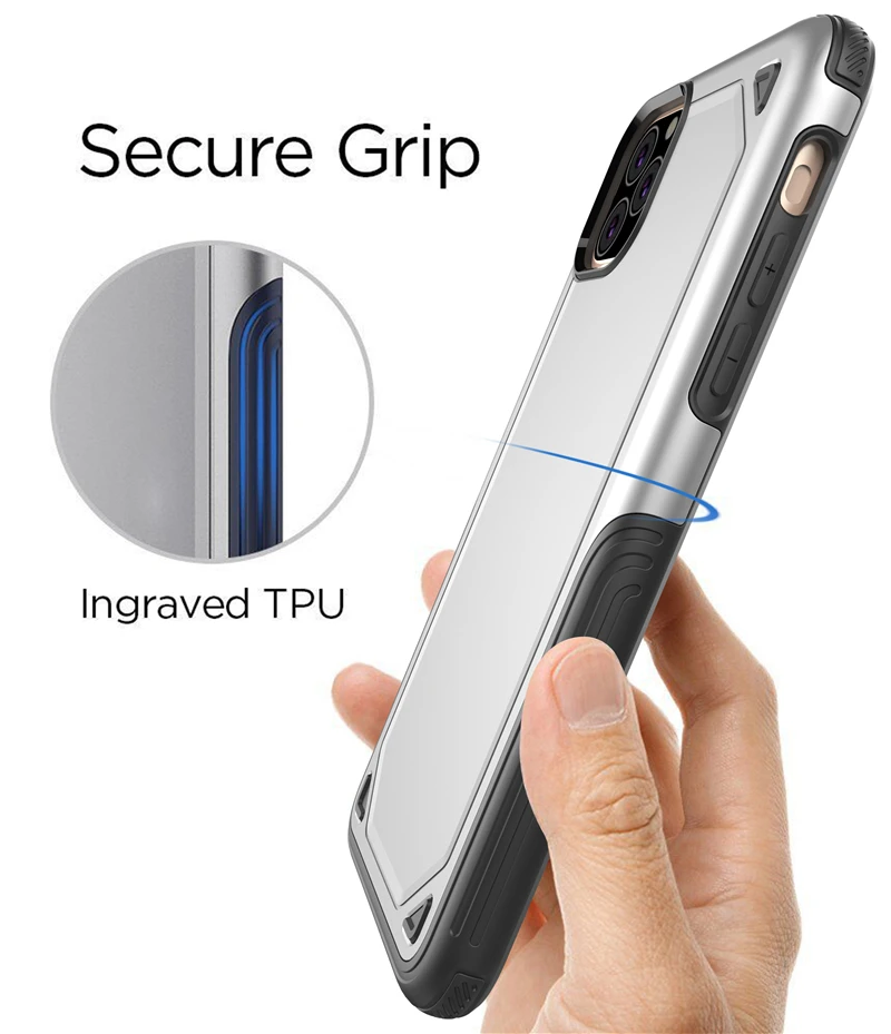 SGP Spigen Гибридный армированный TPU PC противоударный чехол для мобильного телефона для iPhone 11 Pro Max X XS XR 8 7 6 6S Plus 5 5S SE