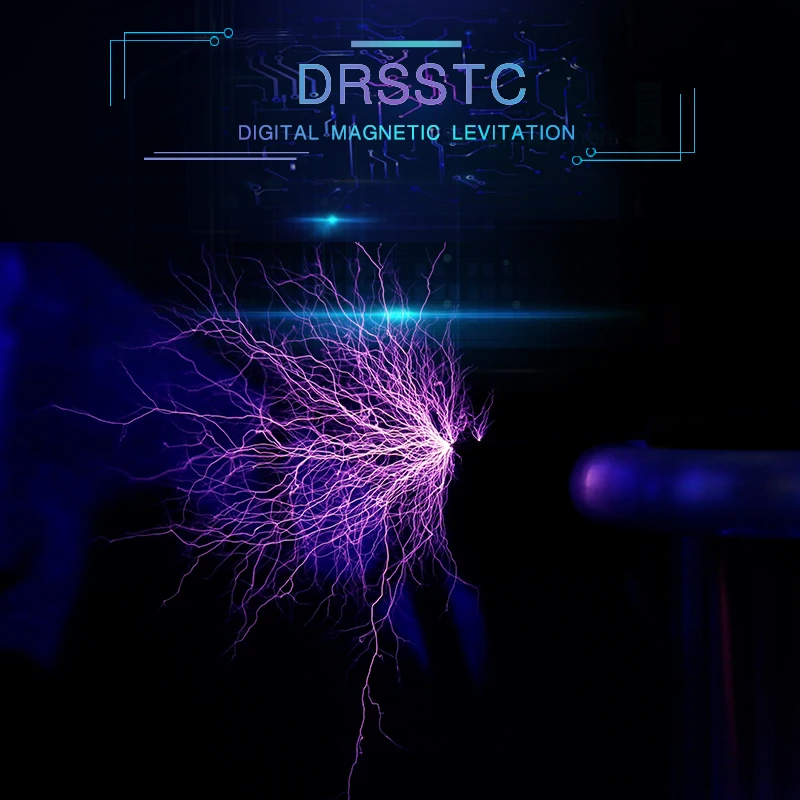 Твердотельная катушка Теслы музыкальная магнитола Diy Arc Drsstc имитатор