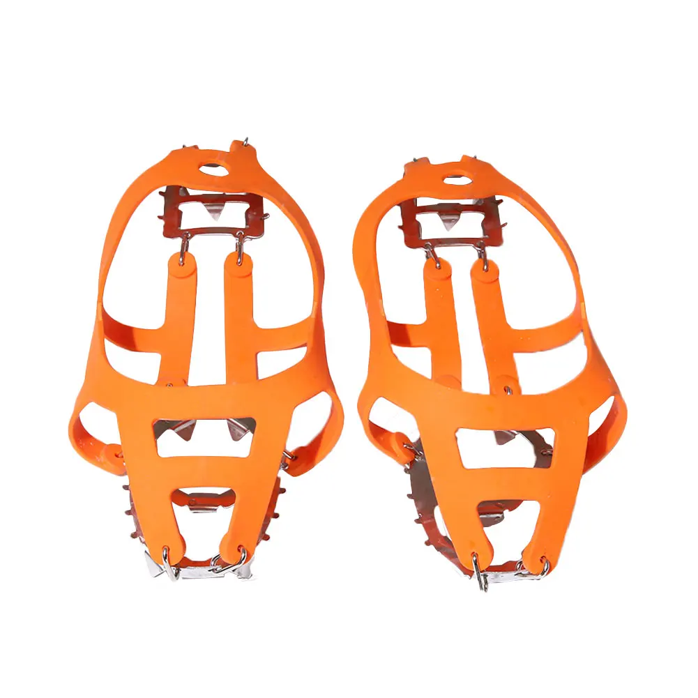

Anti-ski Climbing Shoe Cover 18 Teeth Claw Shoe Cover Non-Slip Shoes Cover for Walking, Jogging, or Hiking on Snow and Ice