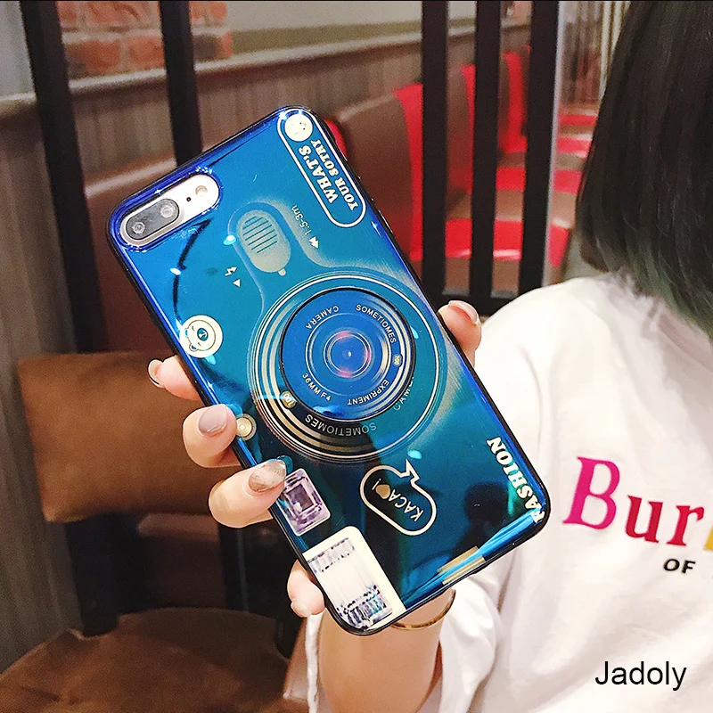 Camera Case For Xiaomi Redmi 7 7A K20 S2 Y2 Mi 9T Pro Play Case Redmi 7 7A K20 S2 Y2 Mi 9T Pro Play Cover With Phone Holder