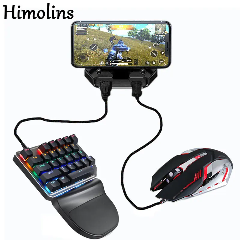 Himolins PUBG мобильный игровой телефон с держателем сотового телефона конвертером