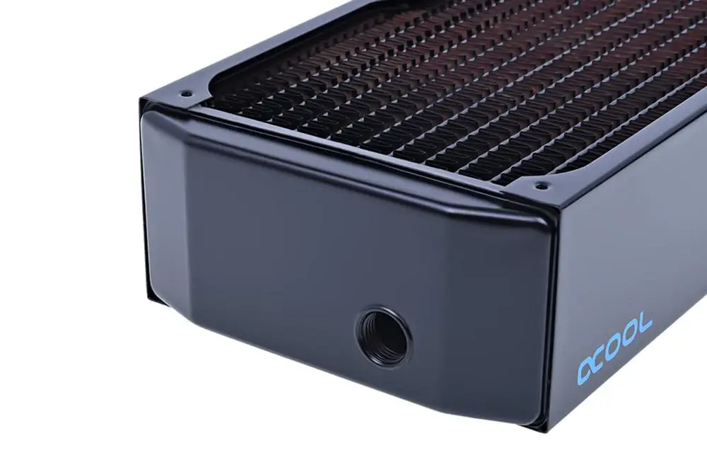 Alphacool UT60 медный радиатор, 140 мм, 280 мм, 420 мм, 560 мм толщиной 60 мм, радиатор водяного охлаждения компьютера cooler master для 14 см вентилятора