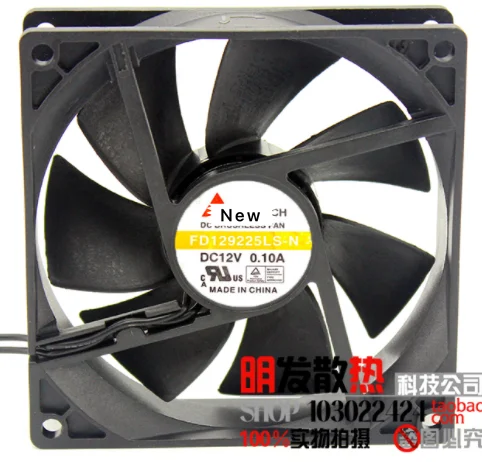 

For Emacro For Y.S TECH FD129225LS-N DC 12V 0.10A 3-wire 90x90x25mm Server Cooling Fan