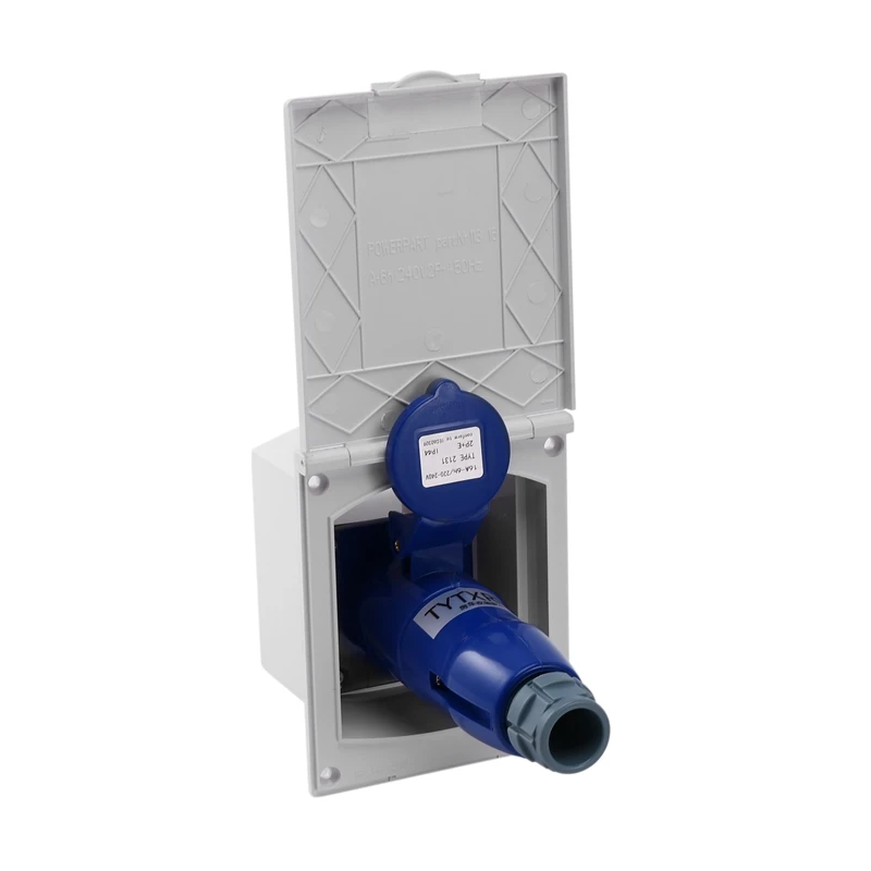 

Motorhome Waterproof Main Power Connection Inlet Socket Embedded Connection Socket Plug Accessories
