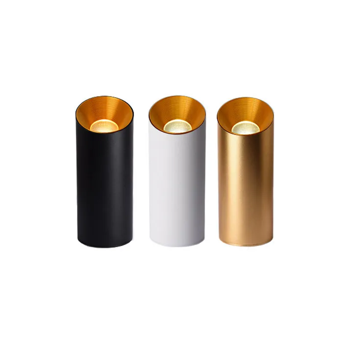 Приглушаемый светодиодный круглый потолочный светильник COB 10 Вт 12 15 20 110/220 В