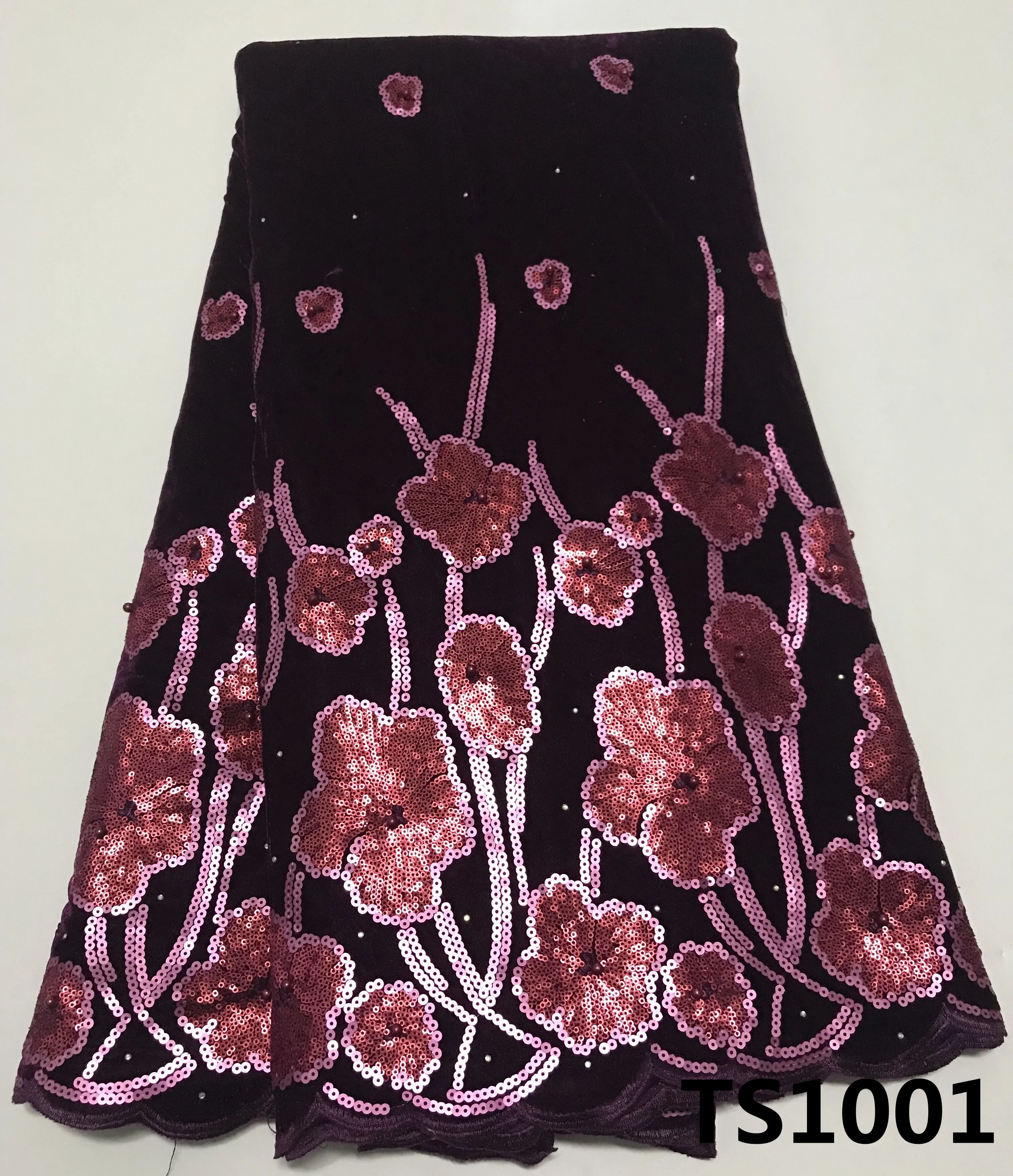 

2020 African velvet lace fabric with stones african french lace net lace with sequine african tulle lace with beads for sewging