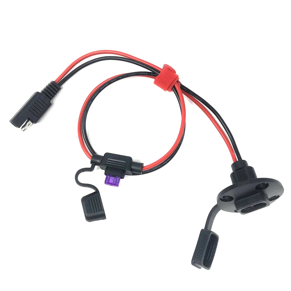 Самодельная розетка SAE боковой порт водонепроницаемый быстрое подключение