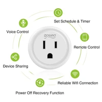 mini socket work with alexa and google home remote control no hub required 2 4g wifi smart life app smart plug wifi outlet us