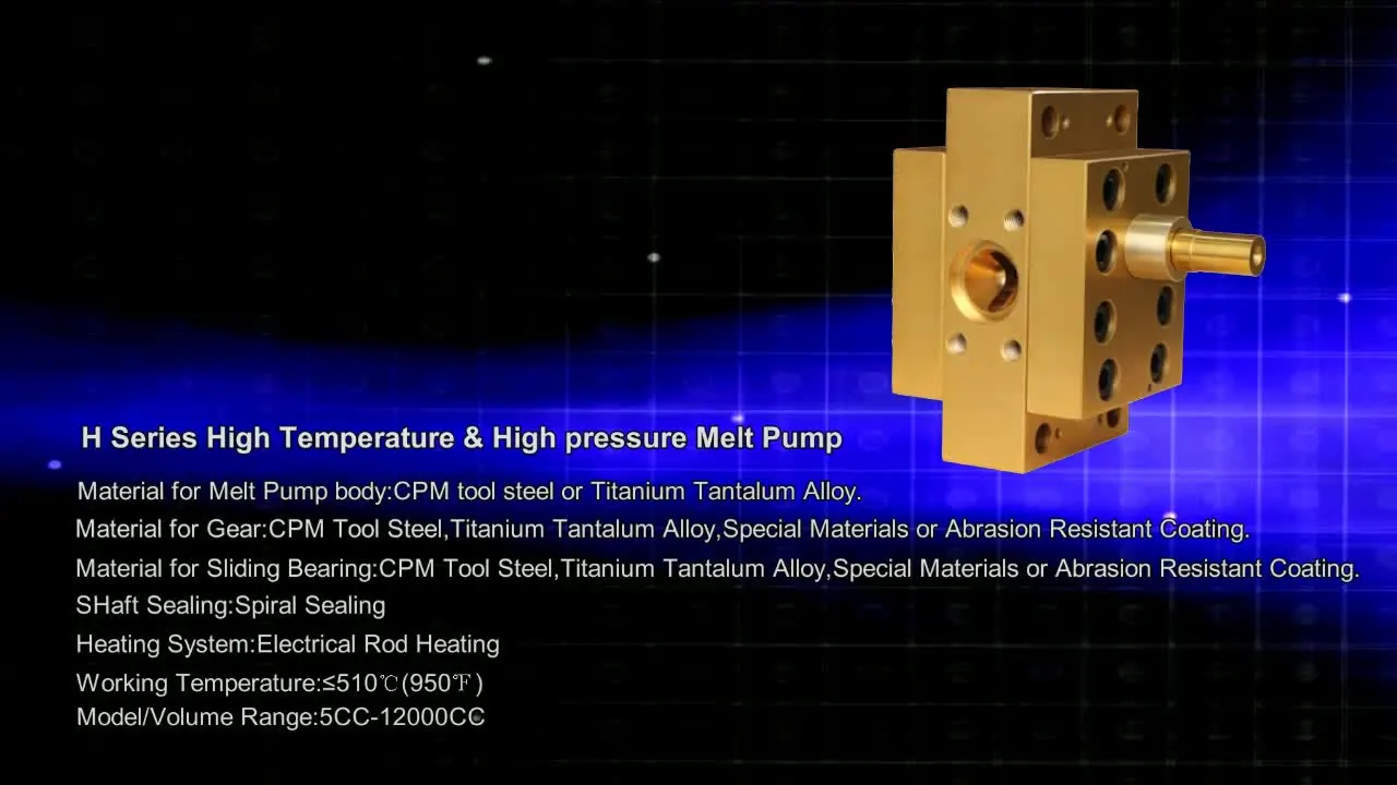 

PET Strap Recycle Melt Pump