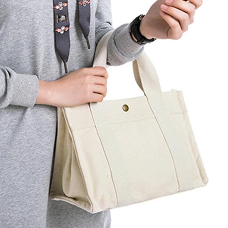 

Japanese Casual Canvas Handbags for Women Weekender Simple Korean Ladies Shoulder Bags Shopper White Girls Crossbody Bag Female