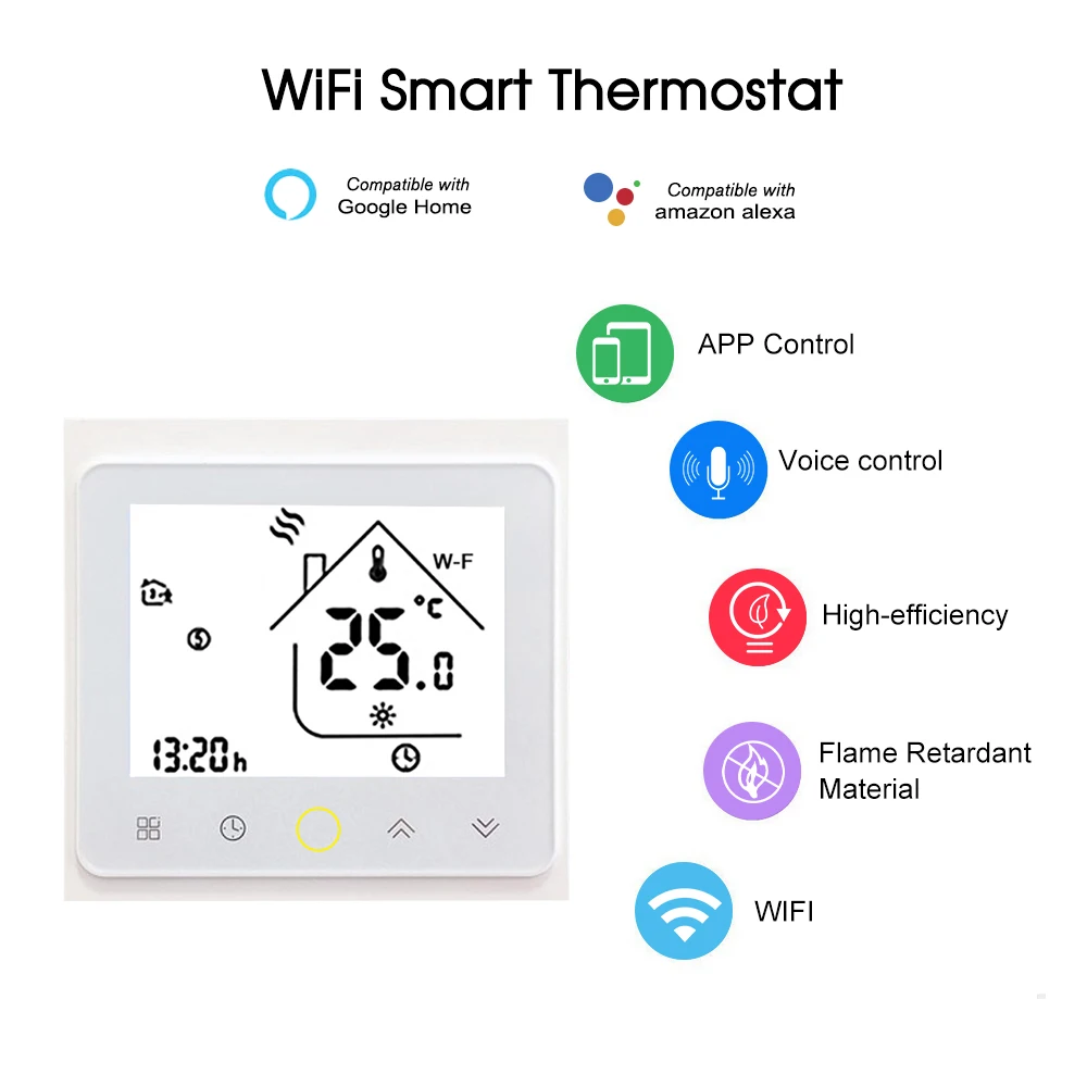 Термостат для водонагревательного котла Smart Home WiFi цифровой контроллер