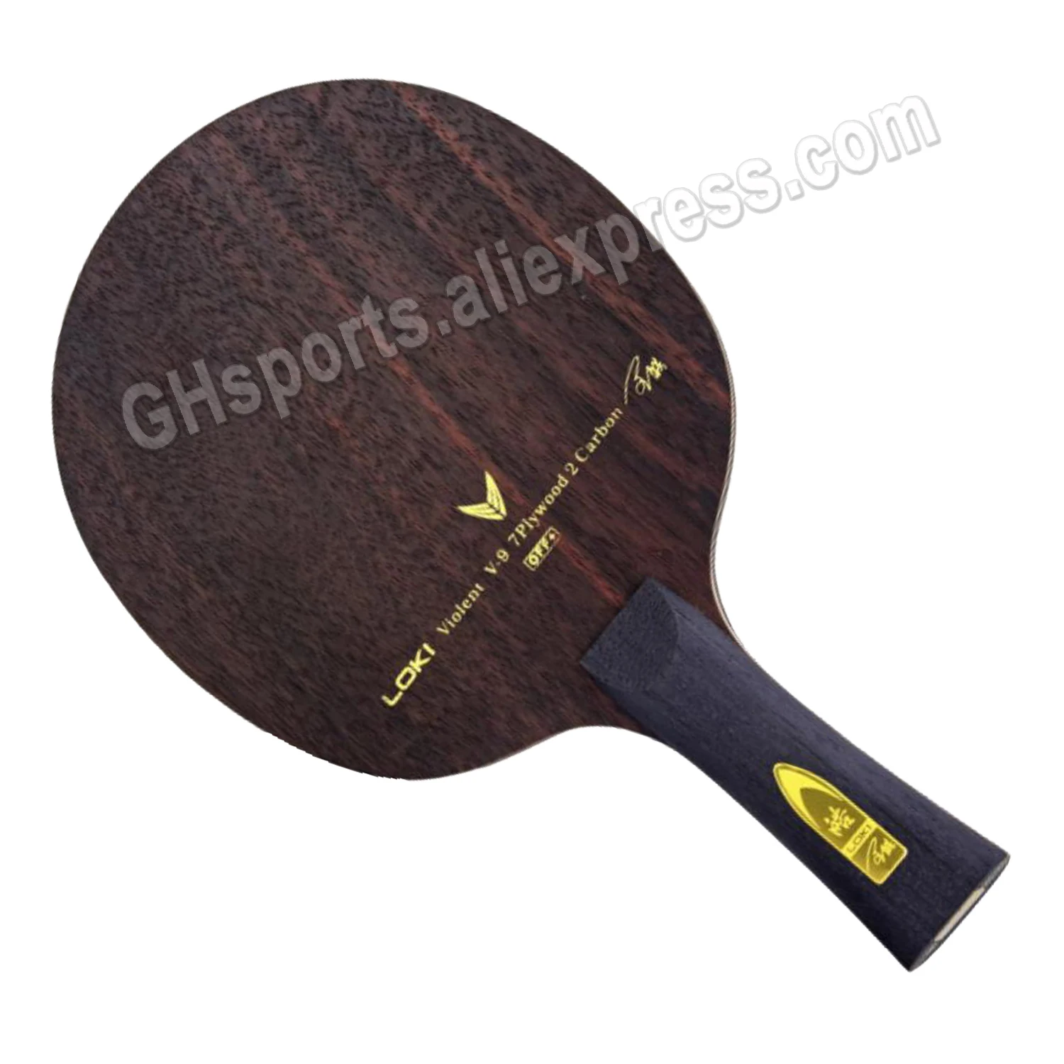 LOKI Violent 9 V9 Table Tennis Blade Racket (7+2 Ebony Carbon) Original LOKI WANG HAO V-9 Ping Pong Bat Paddle
