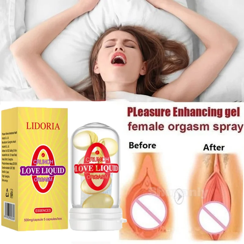 

5 капсул, Женский гель для сильного оргазма, Женский либидо, усилитель, стимулятор вагинального секса, интенсивный возбудитель, усиление кли...