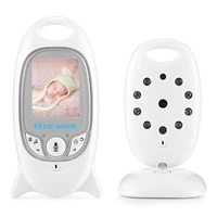 vb601 wireless baby sleeping monitor rechargeable battery nanny camera with 2 inch display temperature monitoring two way audio