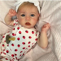22inch lovely liv reborn baby doll girl full silicone baby doll pouting reborn babe doll lifelike newborn toddler dolls baby toy