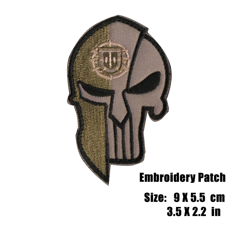 3D вышивка патч с португальским флагом военный зеленый крючок и петля тактическая