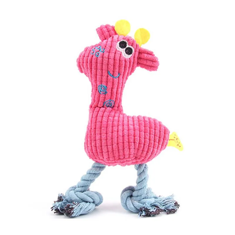 Милые жевательные игрушки Плюшевая собачка пищащий звук подходит для всех