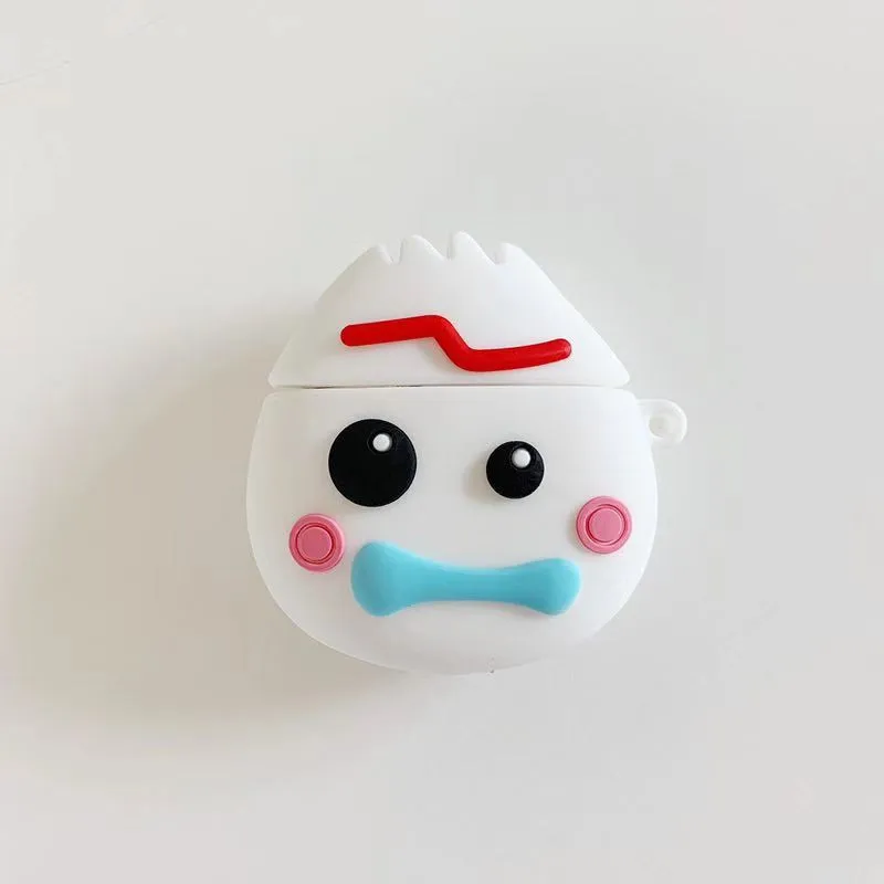Милая история игрушек мультфильма форки брелок Bluetooth наушники чехол для Airpods милый защитный Брелок «Обложка» для Airpods аксессуары