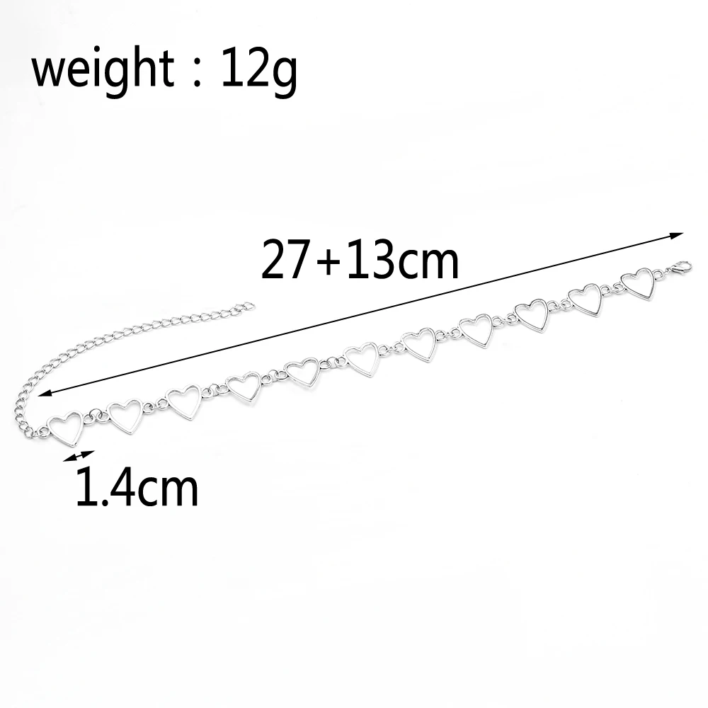 Женское колье в форме сердца ожерелье из колючей проволоки Креативные