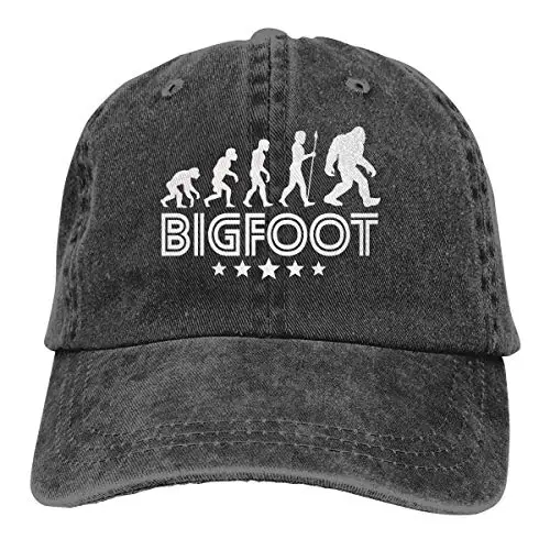 

Unisex Bigfoot Classic Baseball Cap Dad Hat 100% Cotton Denim Soft Adjustable Size