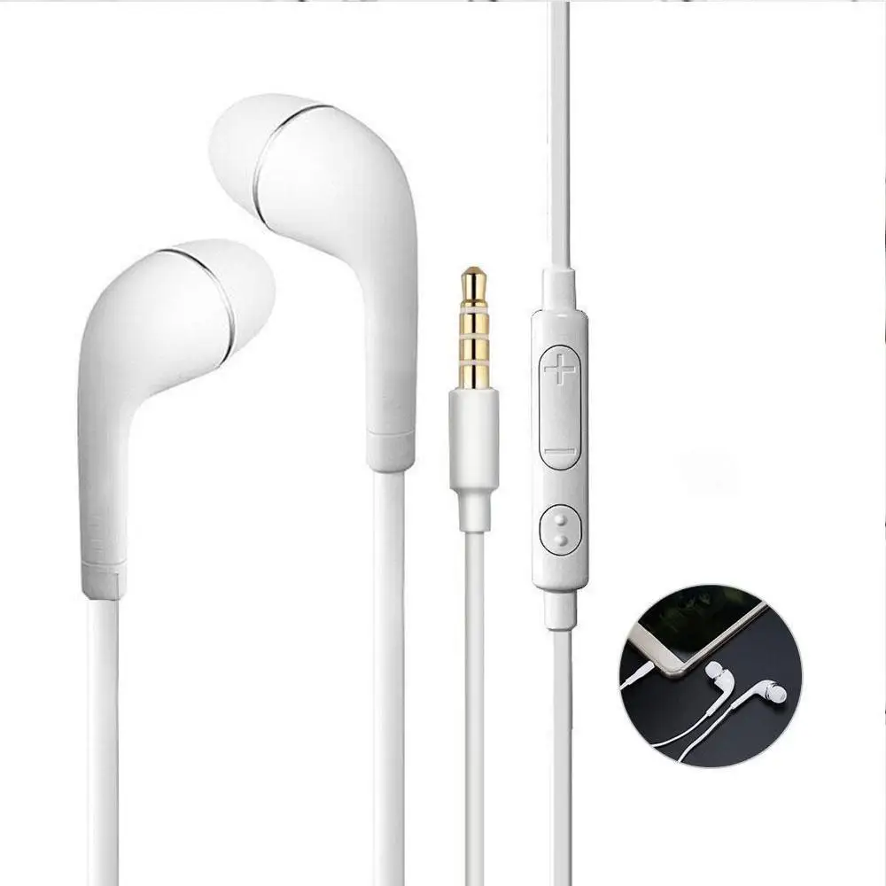 In Ear проводные наушники 3 5 мм Jack штекер монопод с проводным управлением и для Samsung