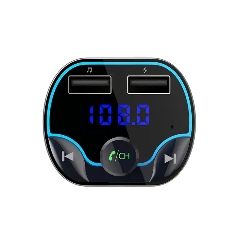 

Car Cigar Plug Bluetooth Transmitter MP3 Music Player Radio Adapter Kit USB Charger Portable