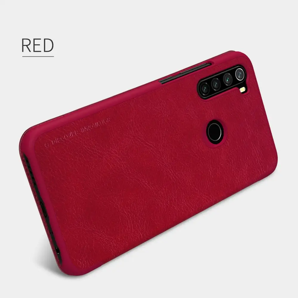 Чехол Nillkin для телефона Xiaomi Redmi Note 8T винтажный откидной Qin из искусственной кожи