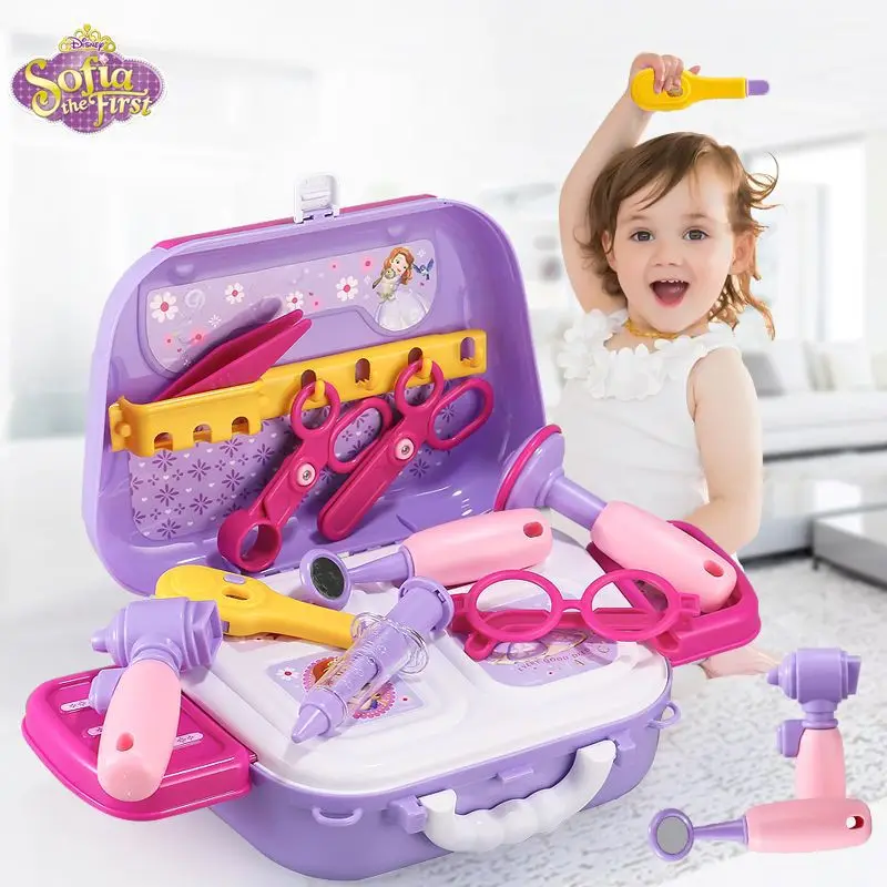 

Minnie and Snow Princess Simulation Kitchen Cosmetic Set Children's Play House Shoulder Bag Toy Birthday Gift Holiday Gift