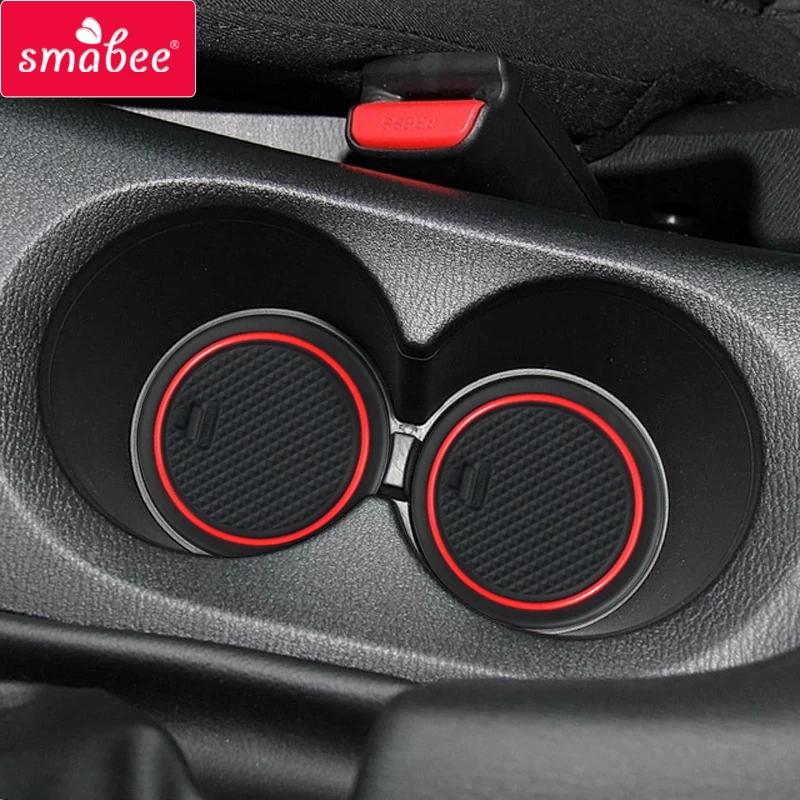 smabee Gate slot pad For Mazda 3 Maxx BN Series Auto 2014 2015 2016 Car Interior Accessories Non-slip Door Groove Mat 14PCS